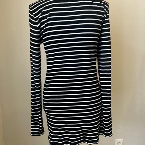 White House Black Market Women’s long sleeve Striped Tee Size M - Picture 2 of 5